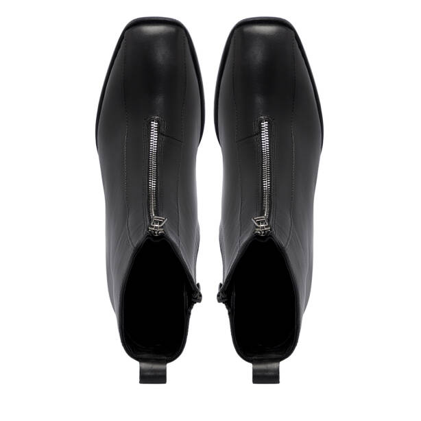 Siyah Deri Kadın Bot - K25K1BT68182-A23 - 5