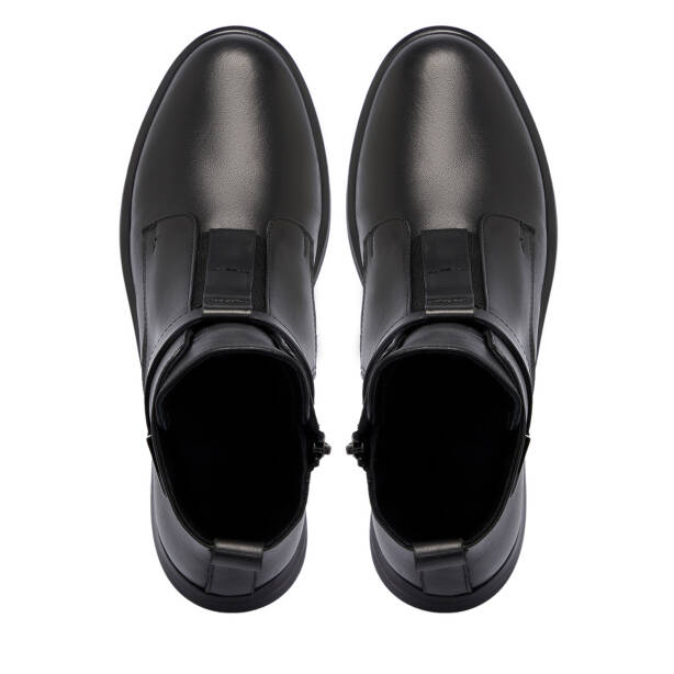 Siyah Deri Kadın Bot - K25K1BT68188-A23 - 5