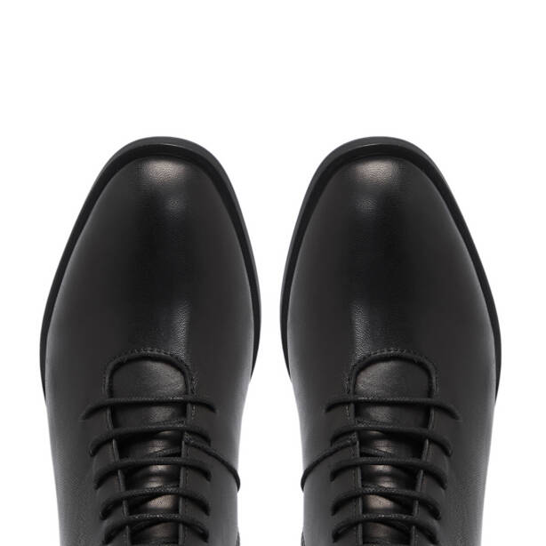 Siyah Deri Kadın Bot - K25K1BT68189-A23 - 5