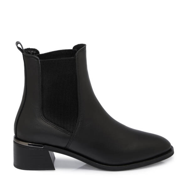 Siyah Deri Kadın Bot - K25K1BT68190-A23 - 3