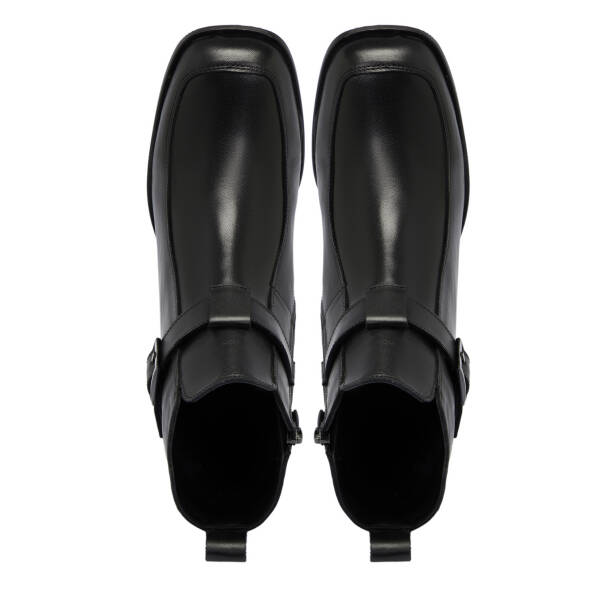 Siyah Deri Kadın Bot - K25K1BT68193-A23 - 5
