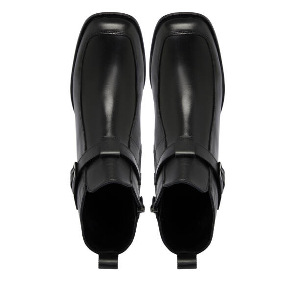 Siyah Deri Kadın Bot - K25K1BT68193-A23 - 5