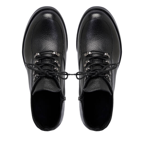 Siyah Deri Kadın Bot - K25K1BT68197-A41 - 5