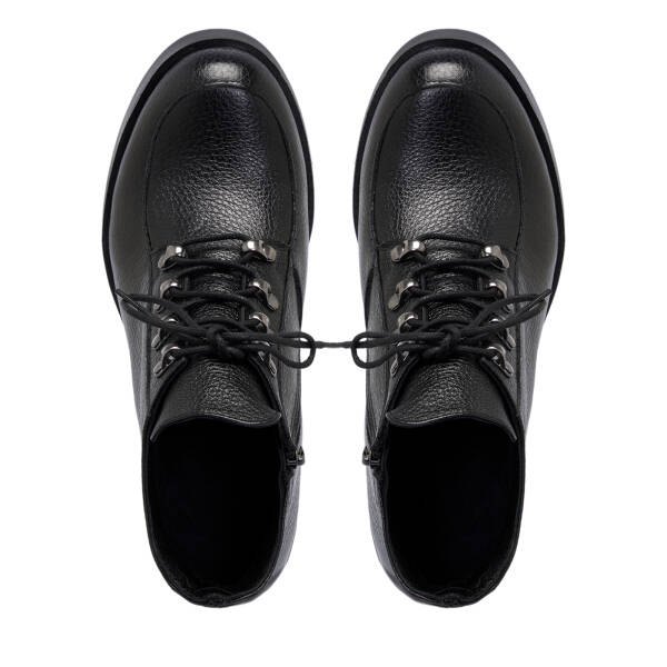 Siyah Deri Kadın Bot - K25K1BT68197-A41 - 5