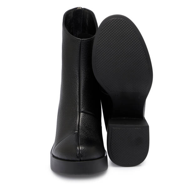 Siyah Deri Kadın Bot - K25K1BT68198-A41 - 4