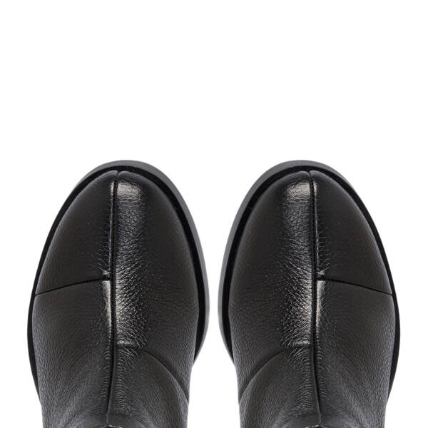 Siyah Deri Kadın Bot - K25K1BT68198-A41 - 5