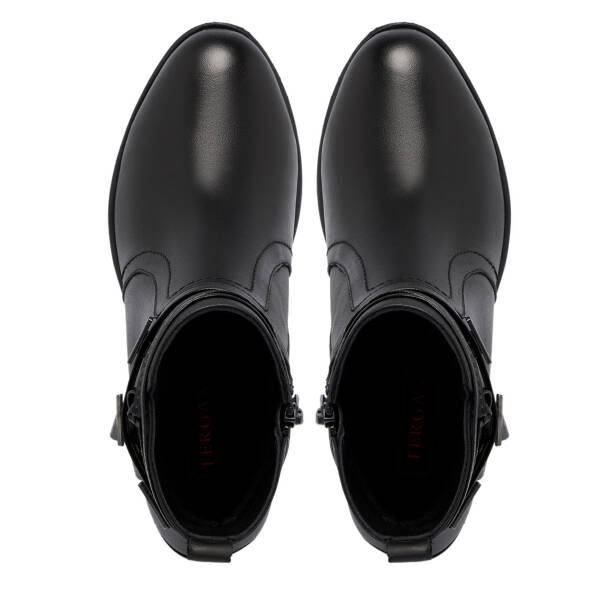 Siyah Deri Kadın Bot - K25K1BT68221-A23 - 5