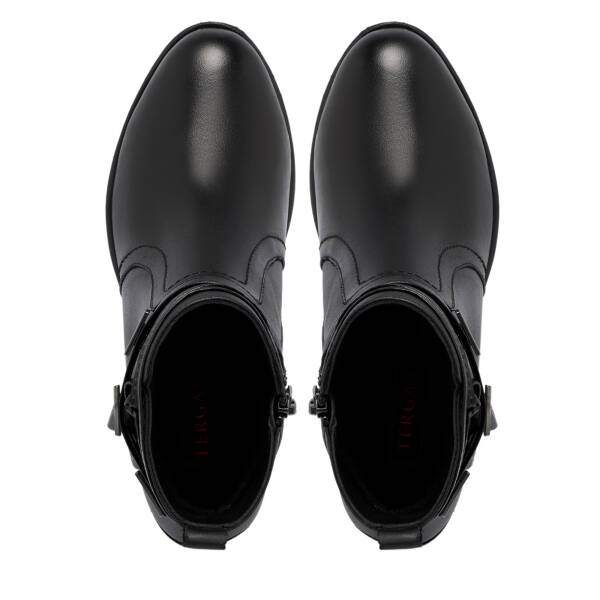 Siyah Deri Kadın Bot - K25K1BT68221-A23 - 5