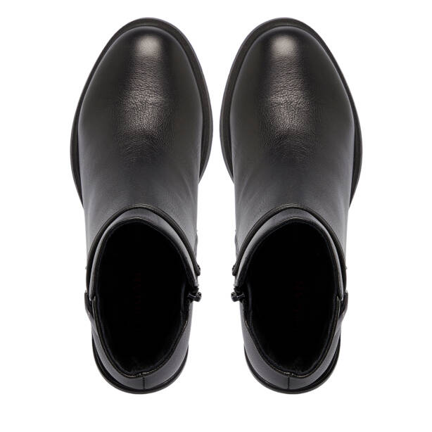 Siyah Deri Kadın Bot - K25K1BT68223-A23 - 5