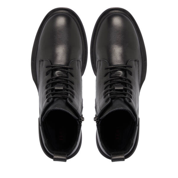 Siyah Deri Kadın Bot - K25K1BT68225-A23 - 5