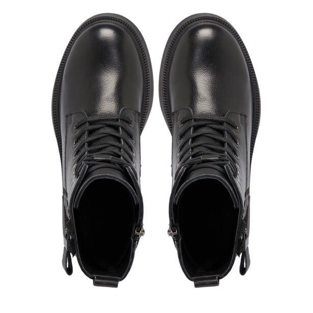 Siyah Deri Kadın Bot - K25K1BT68227-A23 - 5