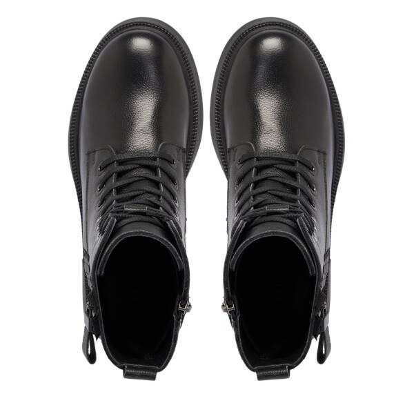 Siyah Deri Kadın Bot - K25K1BT68227-A23 - 5