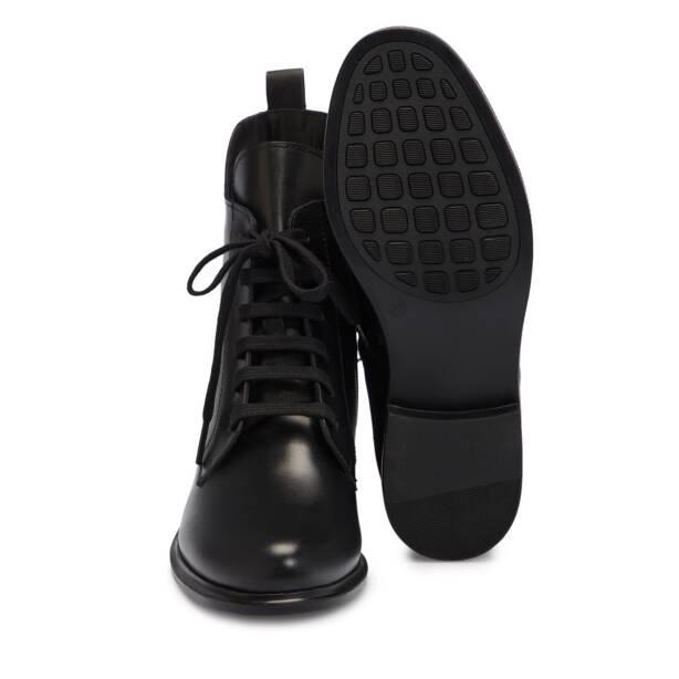 Siyah Deri Kadın Bot - K25K1BT68232-A23 - 4