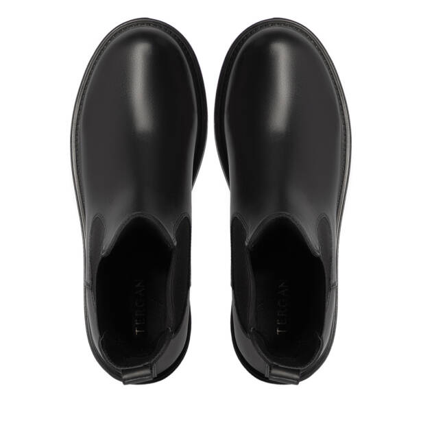 Siyah Deri Kadın Bot - K25K1BT68235-A23 - 5