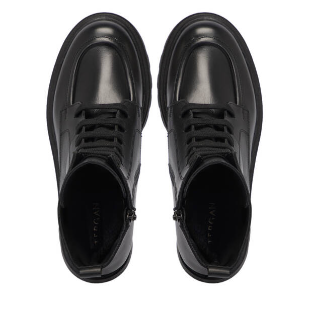 Siyah Deri Kadın Bot - K25K1BT68238-A23 - 5