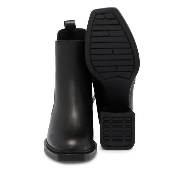 Siyah Deri Kadın Bot - K25K1BT68252-A23 - 4