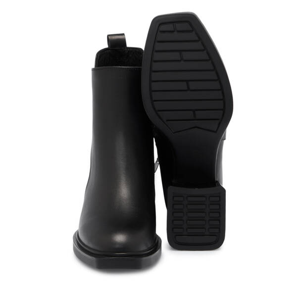 Siyah Deri Kadın Bot - K25K1BT68252-A23 - 4