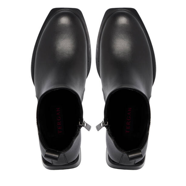 Siyah Deri Kadın Bot - K25K1BT68252-A23 - 5