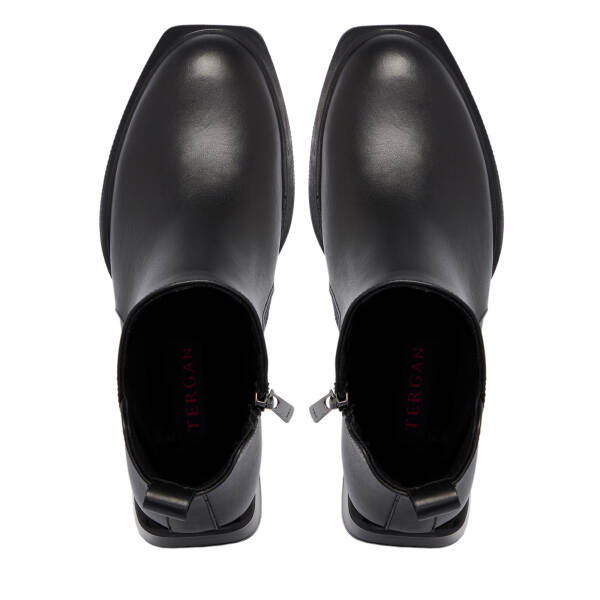 Siyah Deri Kadın Bot - K25K1BT68252-A23 - 5