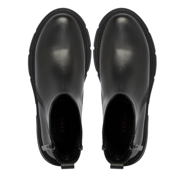 Siyah Deri Kadın Bot - K25K1BT68253-A23 - 5