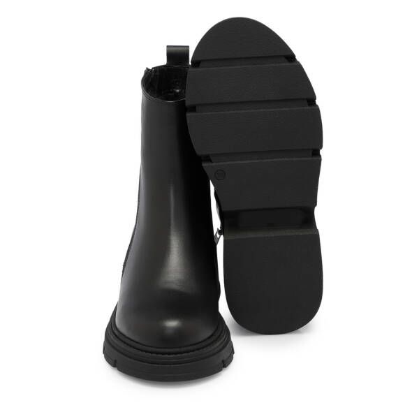 Siyah Hakiki Deri Kadın Bot - K25K1BT68253-A23 - 4