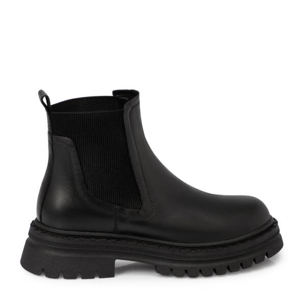 Siyah Deri Kadın Bot - K25K1BT68256-A23 - 3