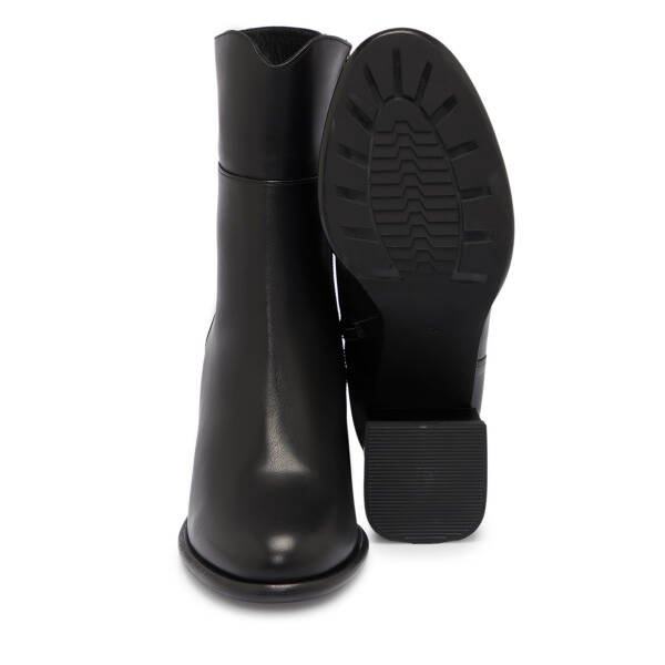 Siyah Deri Kadın Bot - K25K1BT68259-A23 - 4