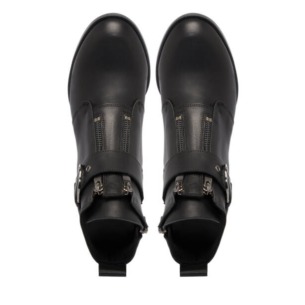 Siyah Deri Kadın Bot - K25K1BT68261-A23 - 5