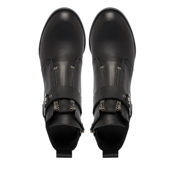 Siyah Deri Kadın Bot - K25K1BT68261-A23 - 5