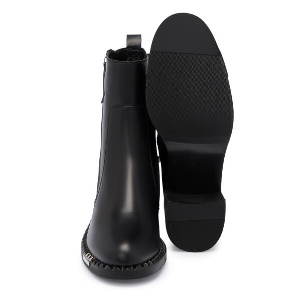 Siyah Deri Kadın Bot - K25K1BT68264-A23 - 4