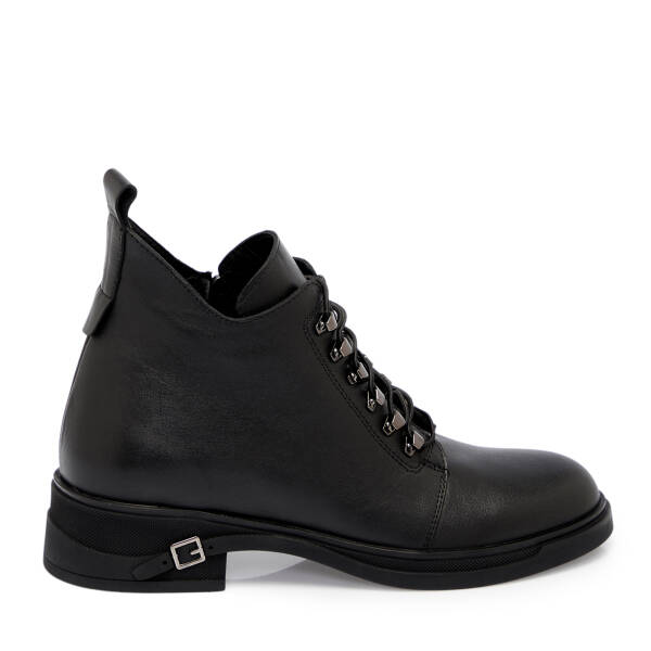 Siyah Deri Kadın Bot - K25K1BT68267-A23 - 3