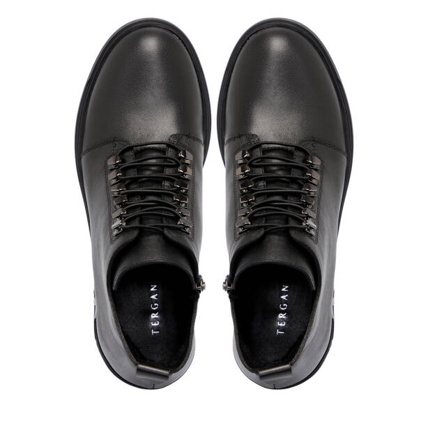 Siyah Deri Kadın Bot - K25K1BT68267-A23 - 5