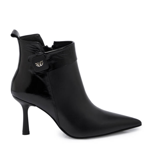 Siyah Deri Kadın Bot - K25K1BT68269-A23 - 3