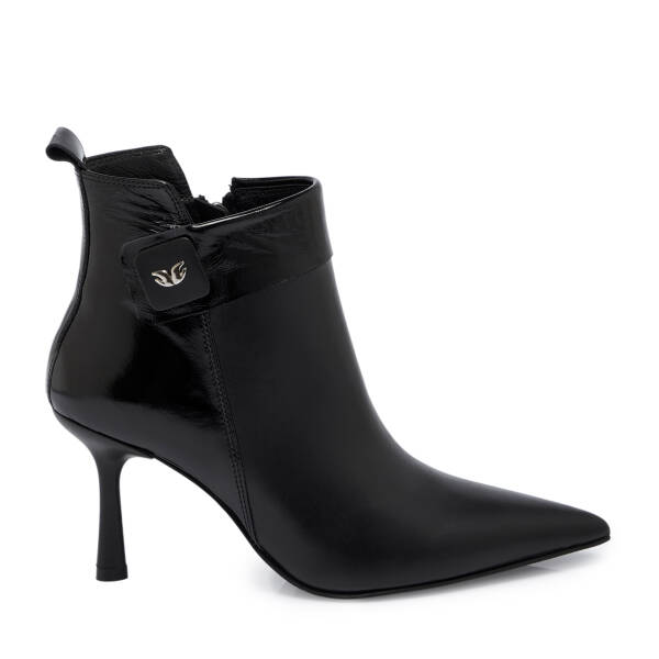 Siyah Deri Kadın Bot - K25K1BT68269-A23 - 3