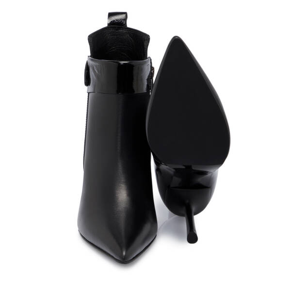 Siyah Deri Kadın Bot - K25K1BT68269-A23 - 4