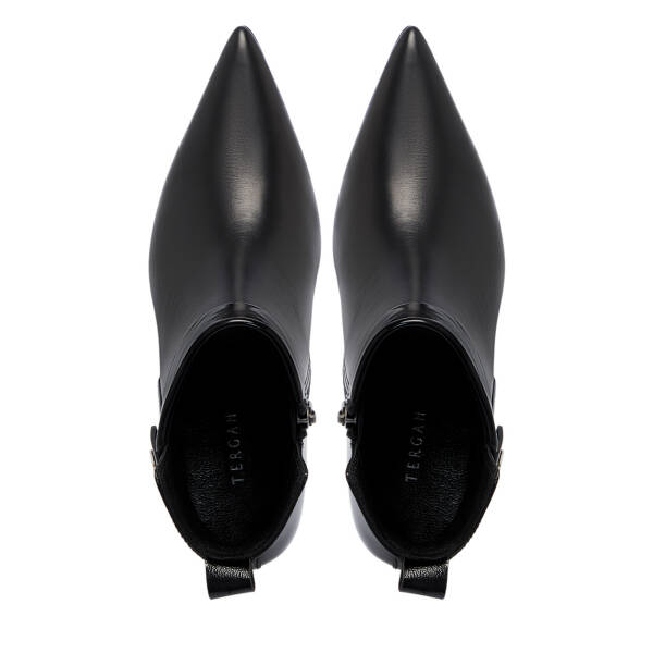 Siyah Deri Kadın Bot - K25K1BT68269-A23 - 5