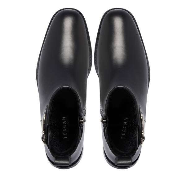 Siyah Deri Kadın Bot - K25K1BT68275-A23 - 5