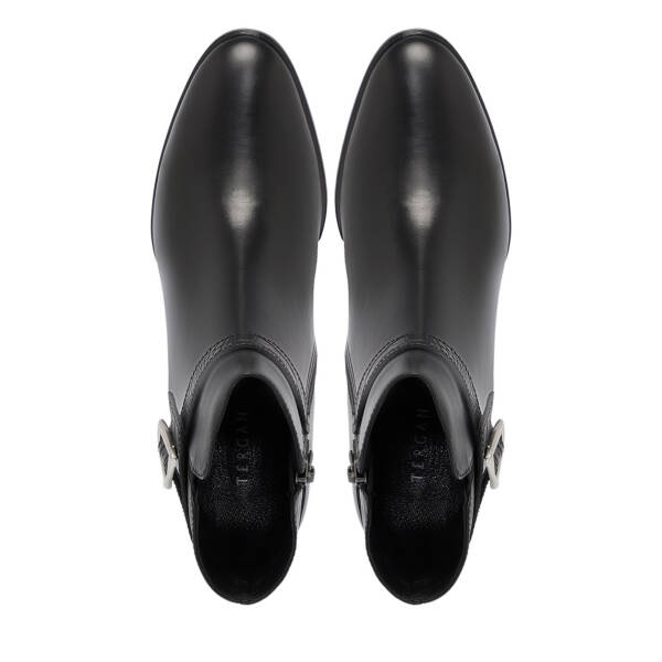 Siyah Deri Kadın Bot - K25K1BT68277-A23 - 5