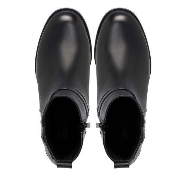 Siyah Deri Kadın Bot - K25K1BT68279-A23 - 5