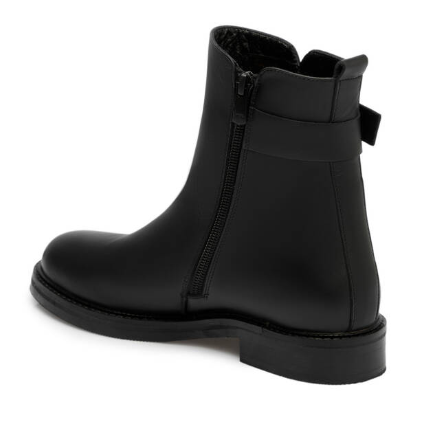 Siyah Hakiki Deri Kadın Bot - K25K1BT68280-A23 - 3