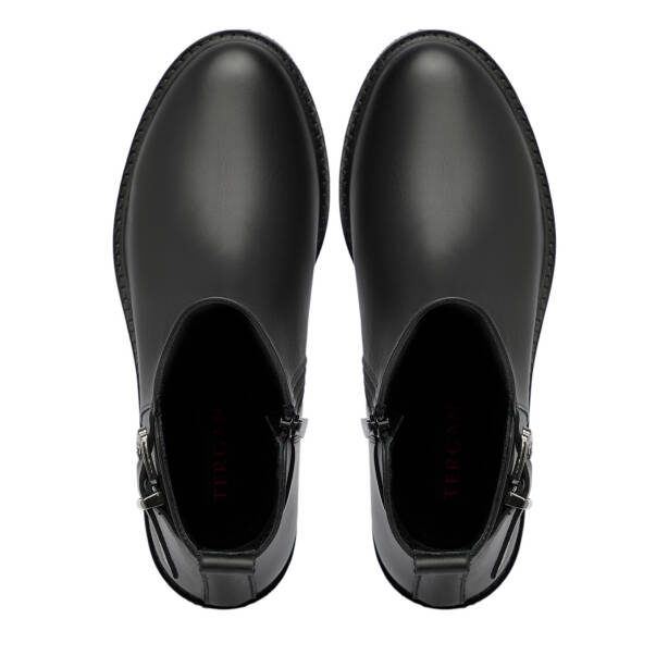 Siyah Hakiki Deri Kadın Bot - K25K1BT68280-A23 - 5