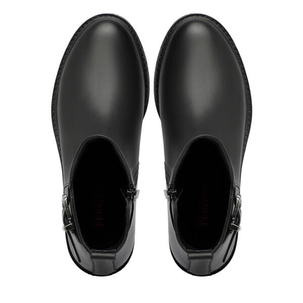 Siyah Hakiki Deri Kadın Bot - K25K1BT68280-A23 - 5