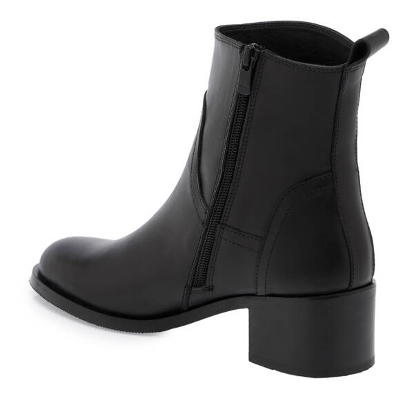 Siyah Hakiki Deri Kadın Bot - K25K1BT68281-A23 - 2
