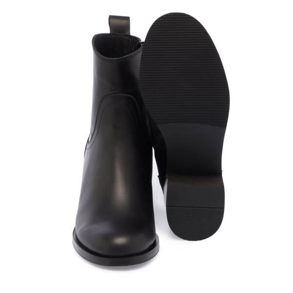 Siyah Hakiki Deri Kadın Bot - K25K1BT68281-A23 - 4