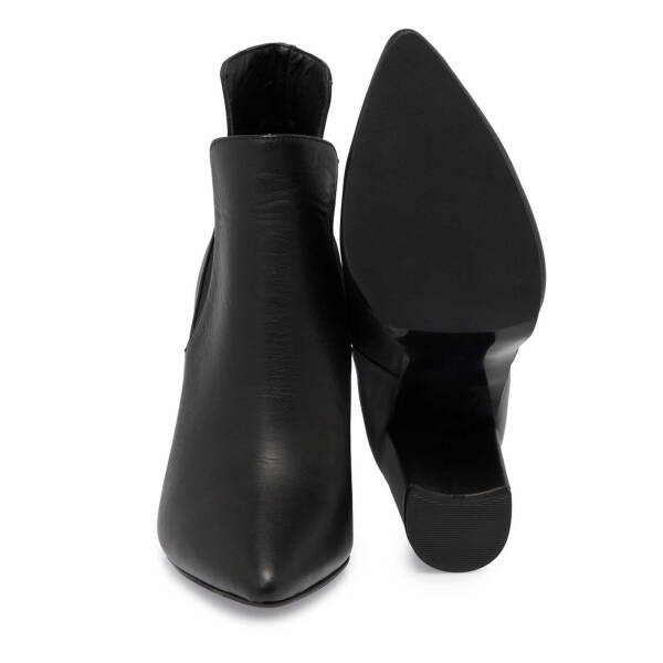 Siyah Deri Kadın Bot - K25K1BT68285-A23 - 4