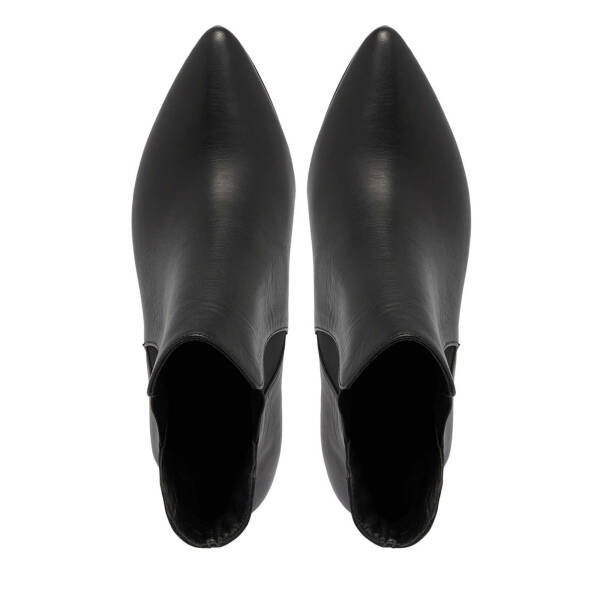 Siyah Deri Kadın Bot - K25K1BT68285-A23 - 5