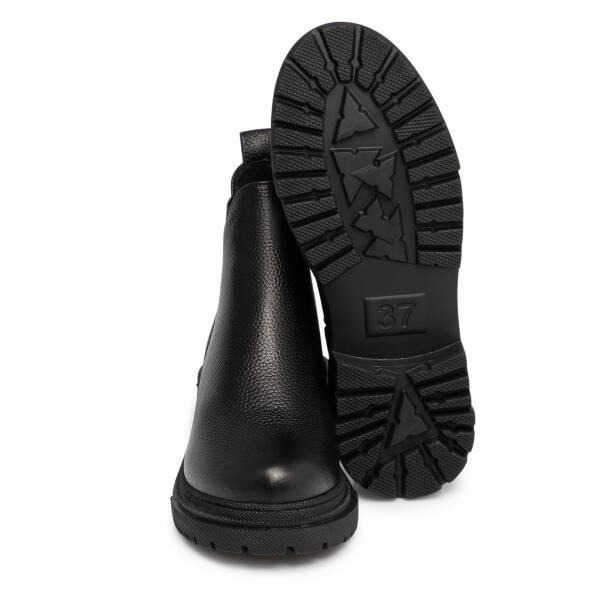 Siyah Deri Kadın Bot - K25K1BT68289-A41 - 4