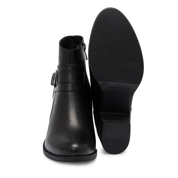 Siyah Hakiki Deri Kadın Bot - K25K1BT68290-A43 - 4