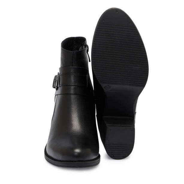 Siyah Deri Kadın Bot - K25K1BT68290-A43 - 4