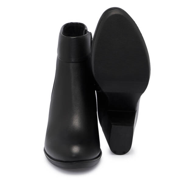 Siyah Deri Kadın Bot - K25K1BT68291-A43 - 4